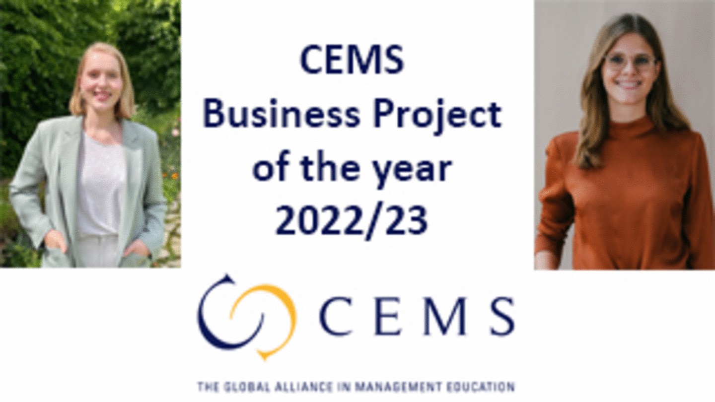 CEMS Business Project of the Year 2022/23